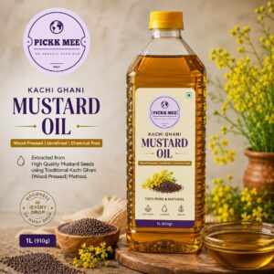 PICKK MEE Kachi Ghani Mustard Oil